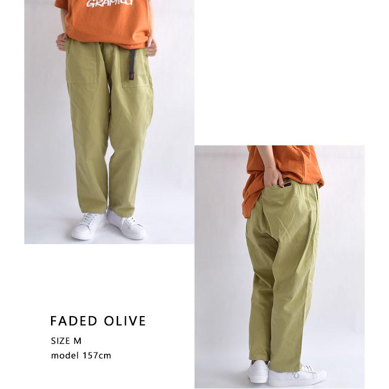 2024春夏新色 グラミチ GRAMICCI LOOSE TAPERED PANT ルーズ テーパード パンツ シルエット ロング ボトムス パンツ クロップド丈 G103-OGT｜piecelife｜19