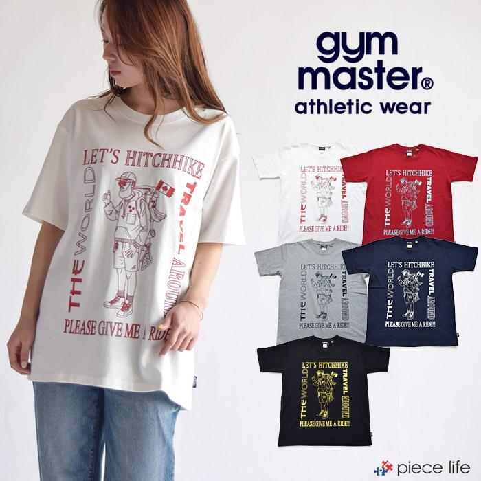 gym master ジムマスター Tシャツ HITCHHIKE イラストT ロゴT