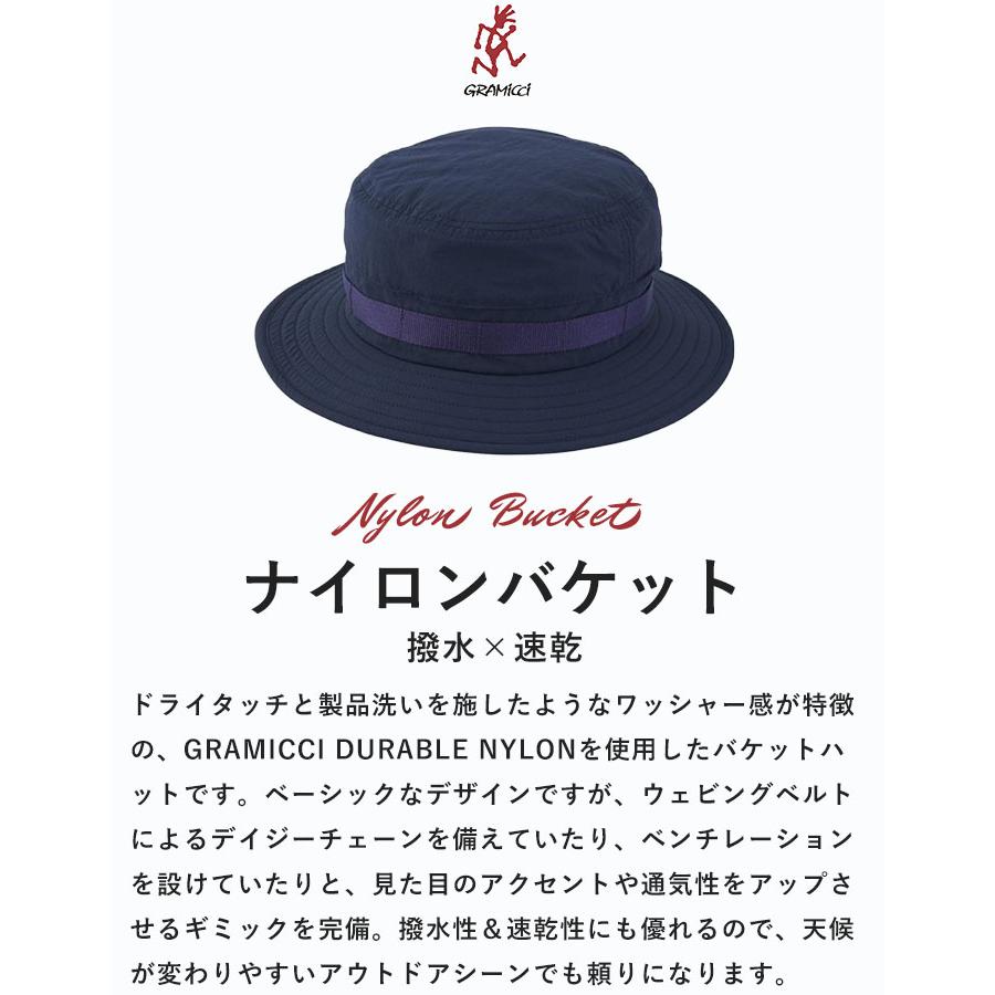 GRAMICCI グラミチ 帽子 バケット ナイロン NYLON BUCKET メンズ GRAMICCI グラミチ 帽子 バケット ナイロン NYLON BUCKET メンズ