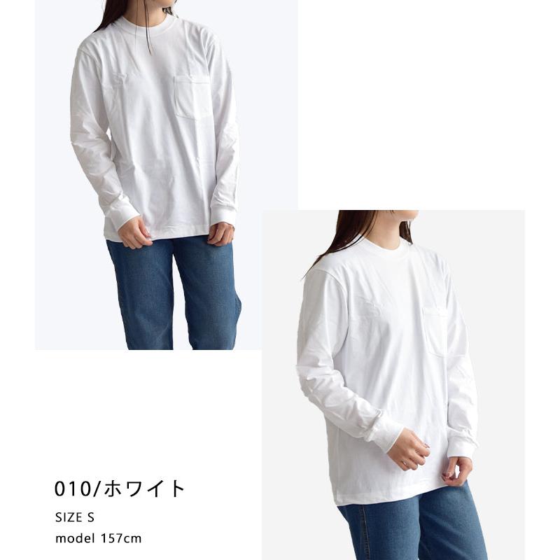 Hanes ヘインズ tシャツ ビーフィー ロンt ポケット 長袖 BEEFY