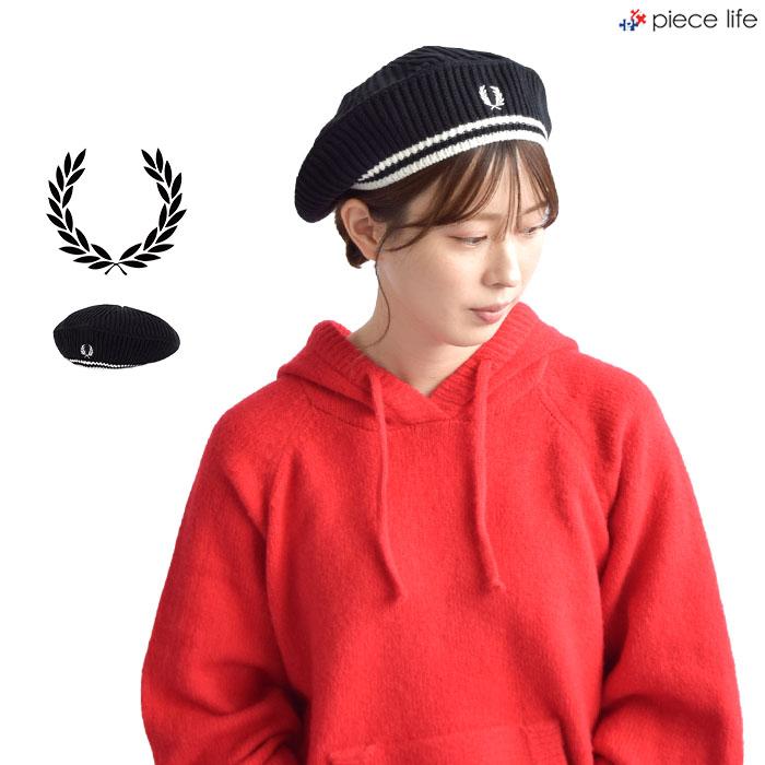 FRED PERRY フレッドペリー ベレー帽 Knitted Beret メンズ FRED PERRY フレッドペリー ベレー帽 Knitted Beret メンズ