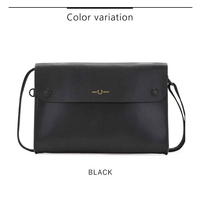 フレッドペリー FRED PERRY メンズ レディース ショルダーバッグ BLACK 