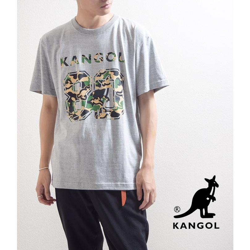 KANGOL カンゴール 80TH COLLEGE CAMO TEE プリントTシャツ ユニ