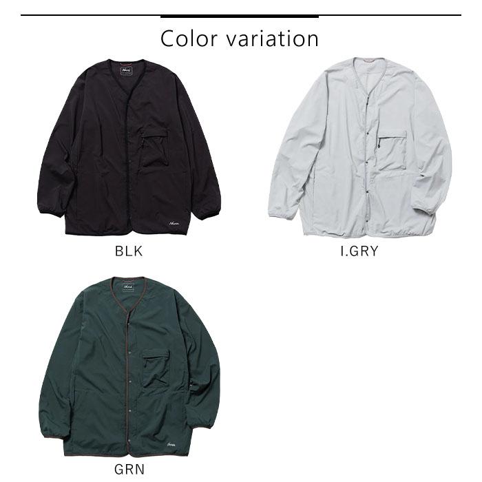 NANGA 2025春夏新作 ナンガ カーディガン 長袖 羽織り PLC EXCURSION