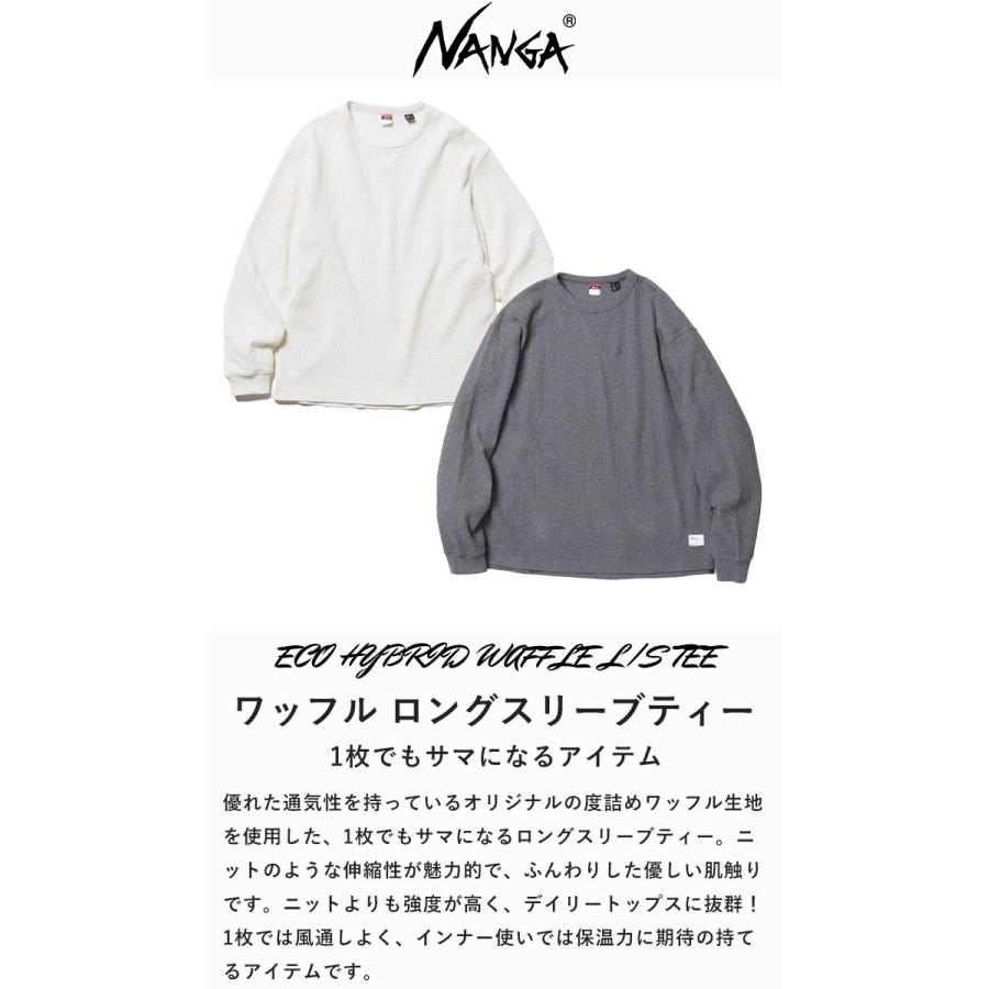 NANGA 2024秋冬新作 ナンガ トップス Tシャツ ロンT エコ NANGA 2024秋冬新作 ナンガ トップス Tシャツ ロンT エコ