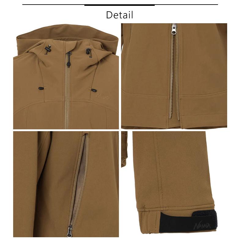 NANGA ナンガ ジャケット SOFT SHELL JACKET FIT W ソフトシェル 