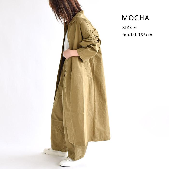 ダンプワッシャーオーバーコート ロングコート アウター コート