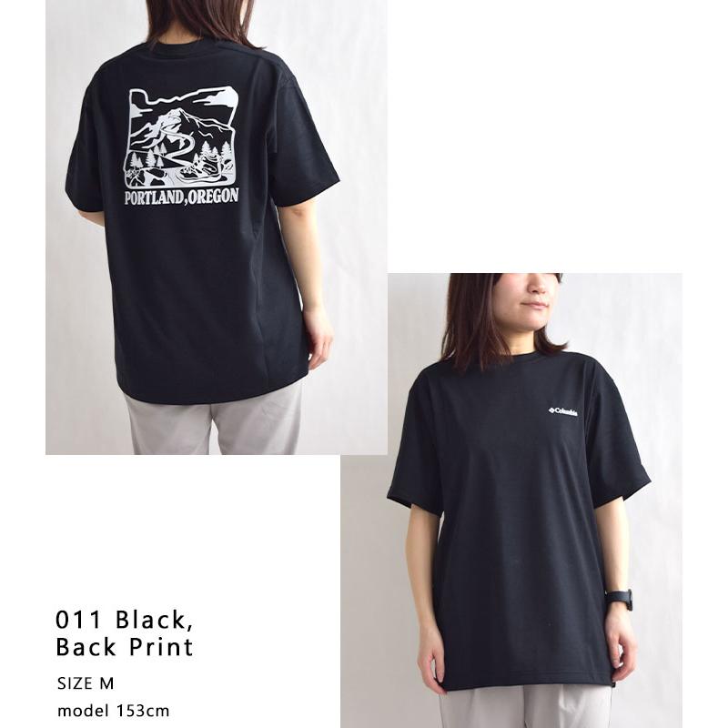 Columbia 2025春夏新作 コロンビア Tシャツ 半袖 UVカット 吸湿速乾 