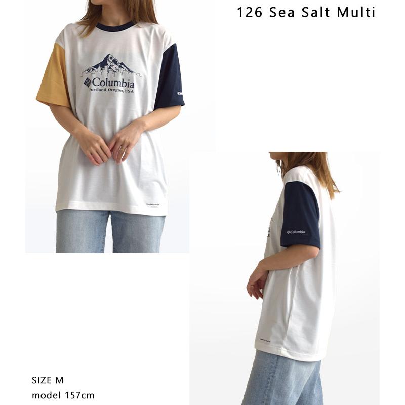 Columbia 2025春夏新作 コロンビア 半袖 Tシャツ 吸湿速乾 UVカット 