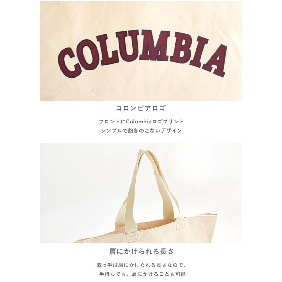 新作Columbia コロンビア MILK PINES TOTE/ミルクパインズトート トートバッグ 男女兼用 コットン シンプル ロゴ プリント PU8549｜piecelife｜06