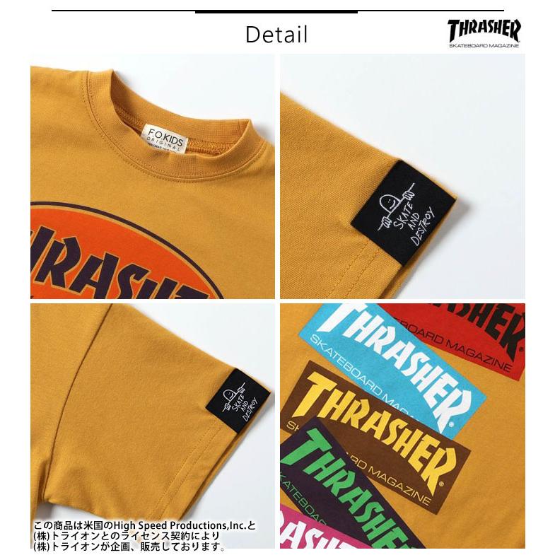 BABYL 夏フェス 3点セット 速乾タオル/扇子/モッシュシュTシャツ F.O.KIDS 2025春夏新作 スラッシャー THRASHER エフオーキッズ T