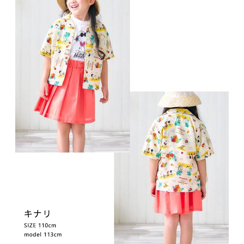F.O.KIDS エフオーキッズ シャツ 半袖 ピーナッツ スヌーピー