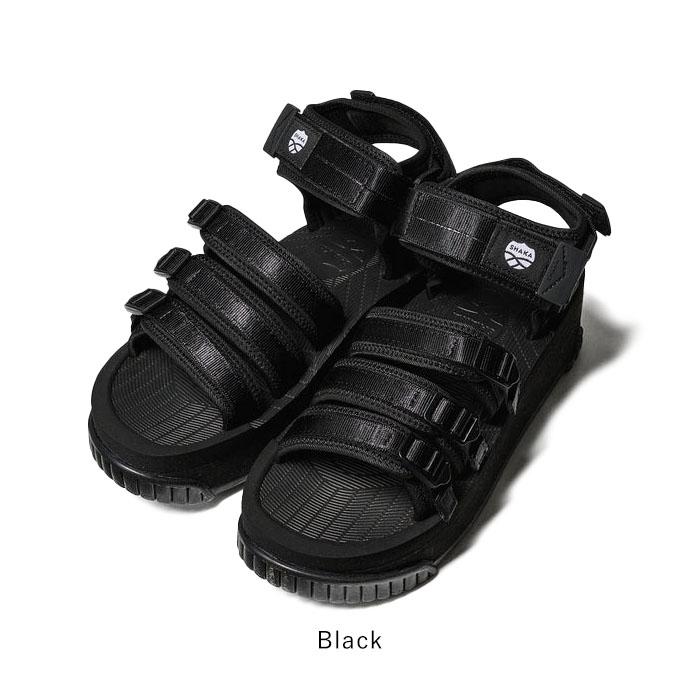 新品タグ付✨SHAKA スポーツサンダル ブラック ストラップ 27cm SHAKA / シャカ 「 CHILL OUT EX / スポーツサンダル 」