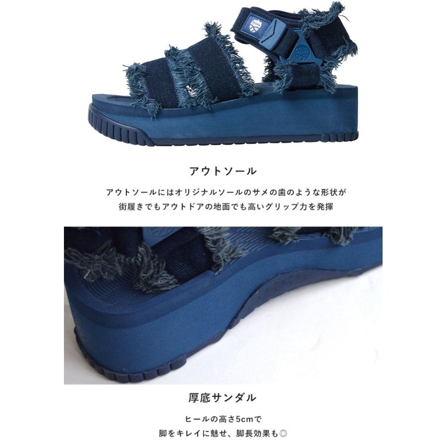 SHAKA 2025春夏新作 シャカ サンダル デニム フリンジ ネオ