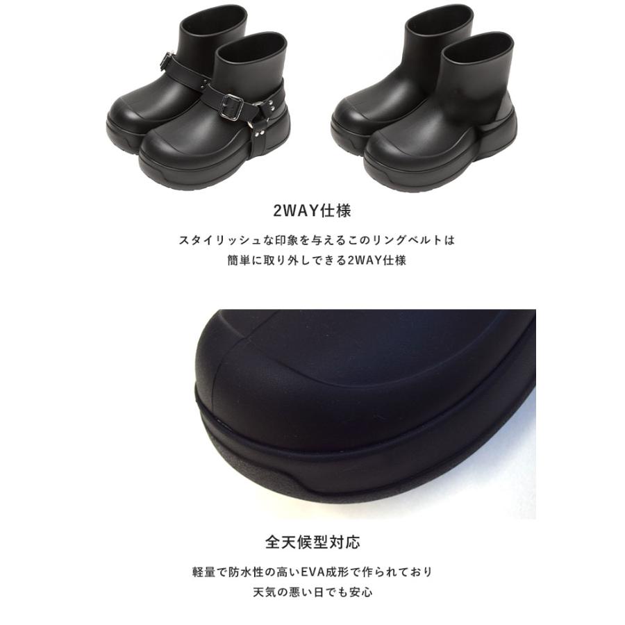 SHAKA シャカ／モカシン撥水レインブーツ／スノー／23㎝ SHAKA シャカ ブーツ モカシン ブーティー ジップモカシン