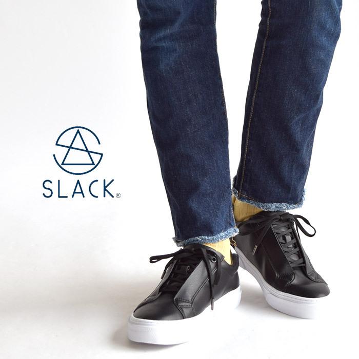 スラック スニーカー SLACK FOOTWEAR スラック フットウェア レザースニーカー メンズ レディース スニーカー 靴 ローカット 2WAY｜piecelife｜02