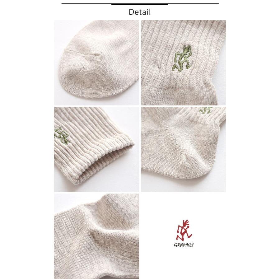 GRAMICCI グラミチ 靴下 ソックス ロゴ刺繍 ワンポイント BASIC