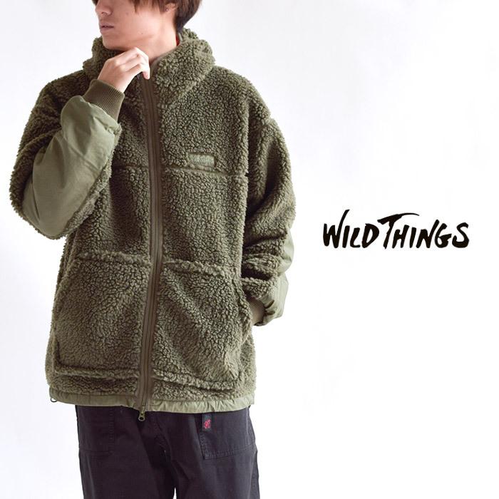 WILD THINGS ワイルドシングス フラッフィーボア ジップ WILD THINGS ワイルドシングス フラッフィーボア ジップ