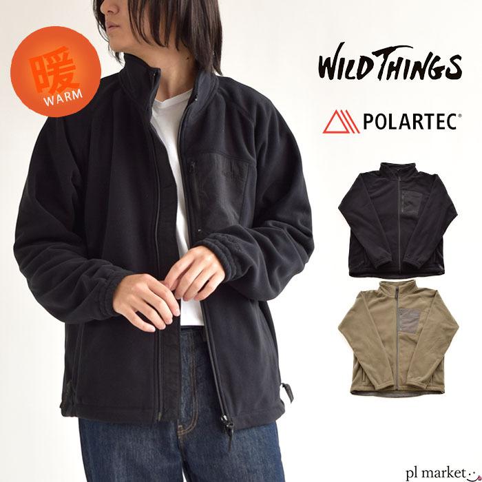 美品WILD THINGS / POLARTEC JACKET ネイビーM