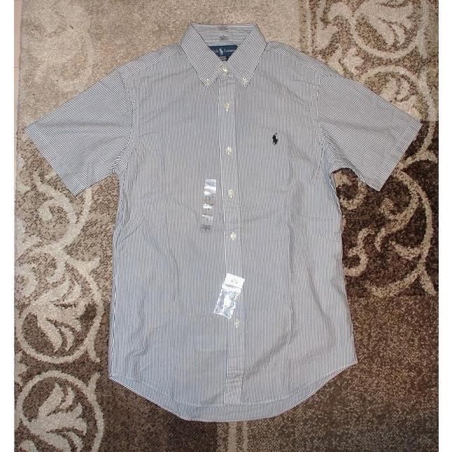 ラルフ・ローレン/ポロ/正規品メンズ/ポニー刺繍付半袖ボタンダウン