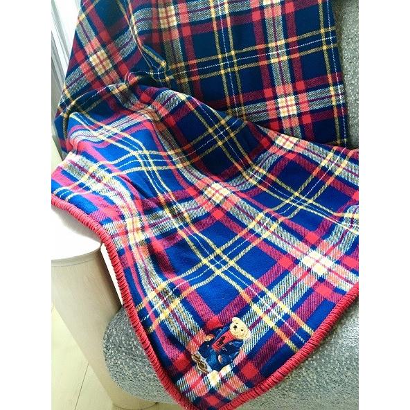 Ralph Lauren ひざ掛け ラルフローレンホーム プレゼント コットン ベアー刺繍付大判ひざ掛け ブランケット綿毛布 ネイビー レッド プレード No 5721 5721 Piece Of La 通販 Yahoo ショッピング