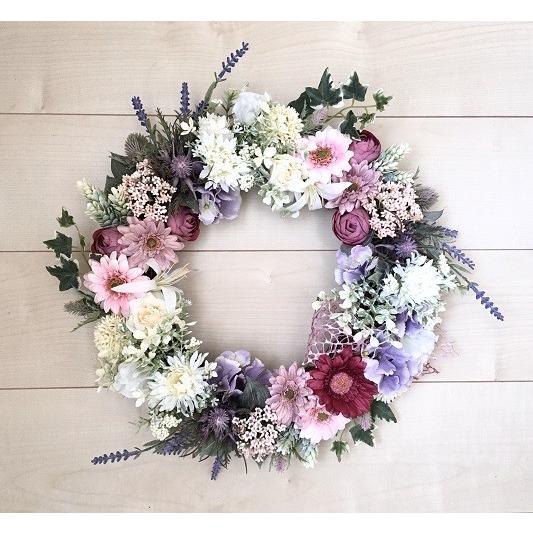 想像を超えての ガーベラとラナンキュラスのリース 大 45cm 玄関リース 造花 ギフト 花 母の日プレゼント No Wreath 最安値に挑戦 Top3 Ae