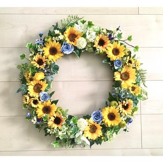 珍しい 特大ヒマワリのリース 12 55cm ひまわり 夏 玄関リース 造花 ギフト No Wreath 154 Wreath 154 Piece Of La 通販 Yahoo ショッピング 超人気 Www Maxipiso Com Ar