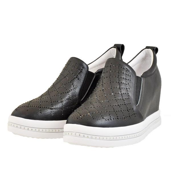 レディースファッション シルバーグレー サイズ レディース 靴 カジュアルシューズ デオーチョアデオーチョ インヒールスニーカー スリッポン 送料無料 ブラック Deocho1906 36bl Krwwvmxqnb Wrestlesquare Com