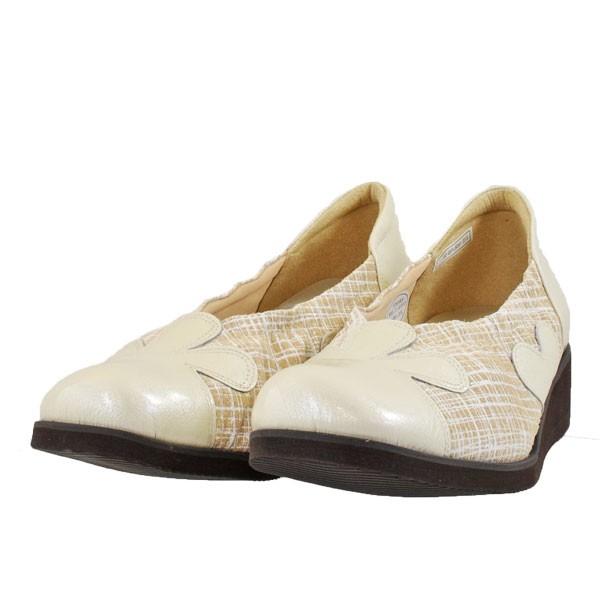 で送料無料 レディース 靴 パンプス マドラス シティーゴルフ 日本製 ペタンコ ウェッジソールパンプス 4e 送料無料 ベージュプリント Gfl01beg Pr 新規購入 Superavila Com