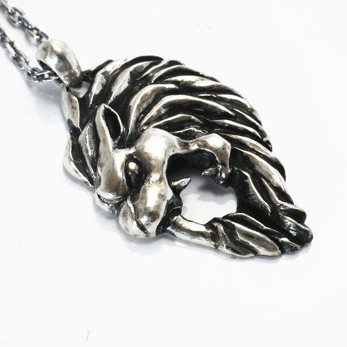 ライオンネックレス メンズ ペンダント シルバー925 獅子 44ROCK ライオンネックレス メンズ ペンダント シルバー925 獅子 44ROCK