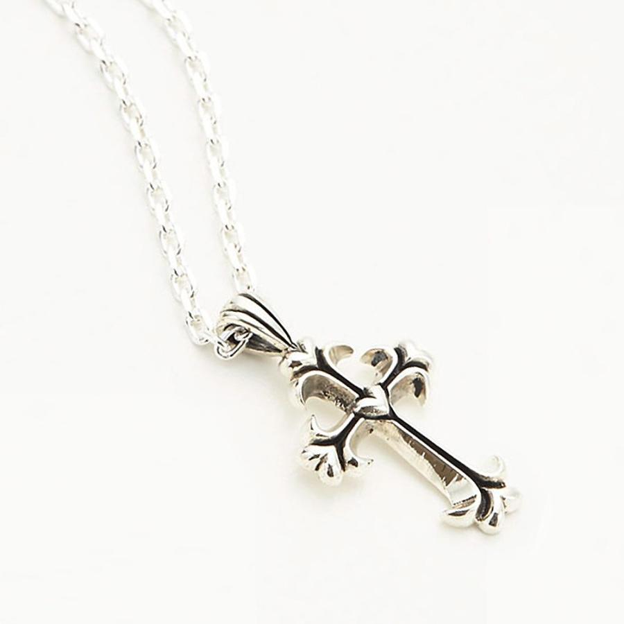 ネックレス レディース メンズ シルバー925製 クロス ハート 十字架