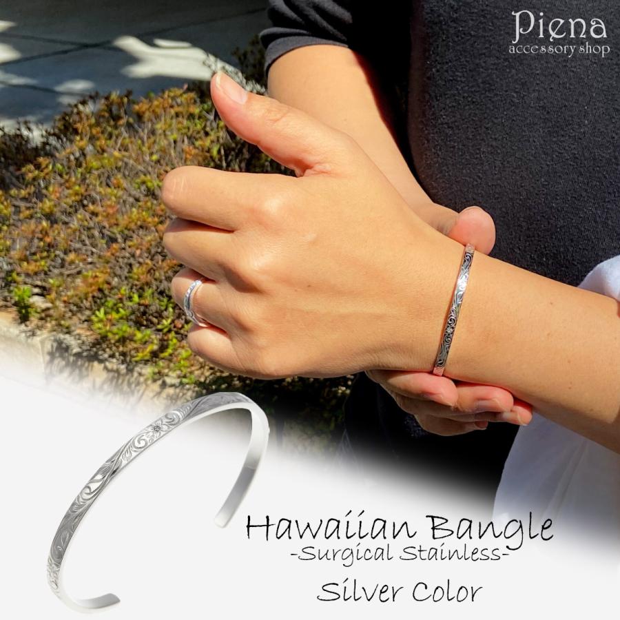 バングル ブレスレット メンズ サージカルステンレス 低アレルギー  