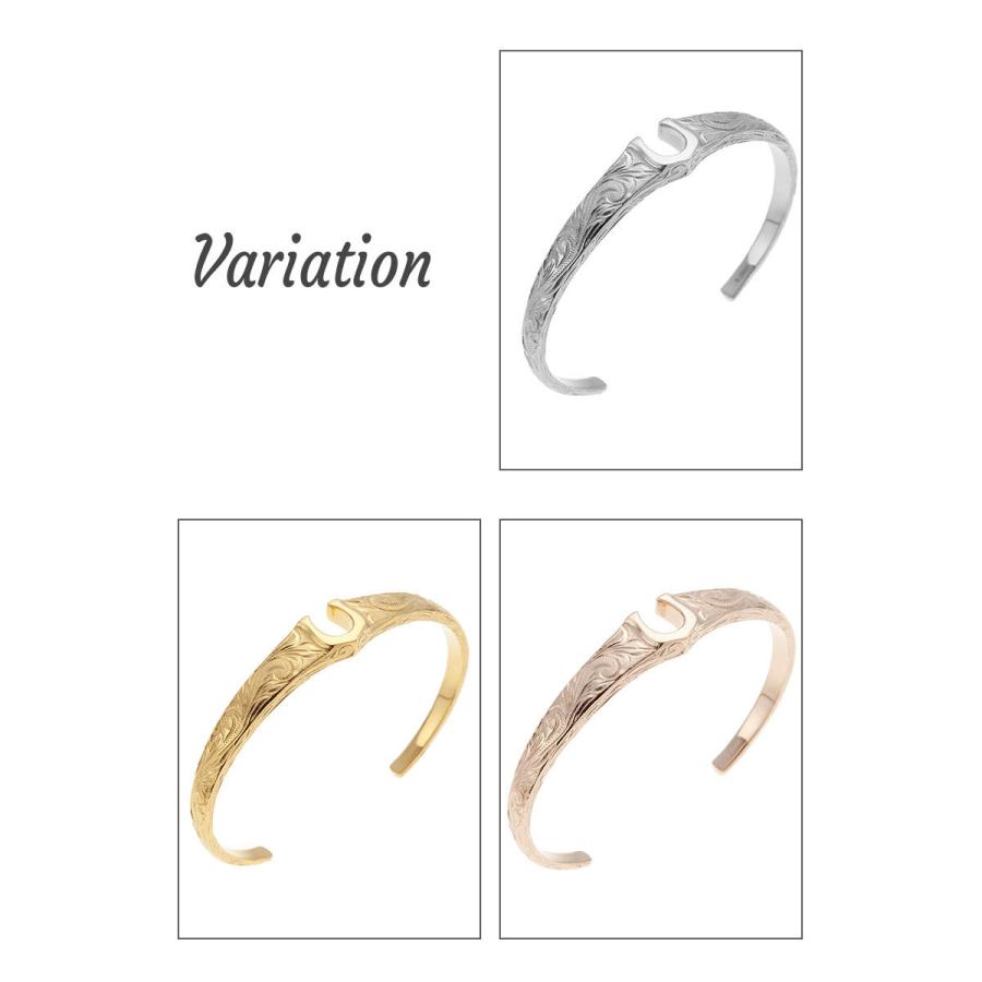 バングル ブレスレット サージカルステンレス製 ハワイアンジュエリー