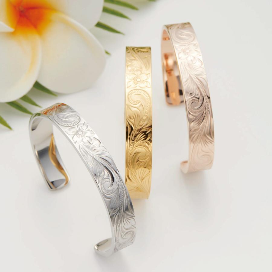 バングル レディース メンズ サージカルステンレス製 ハワイアン