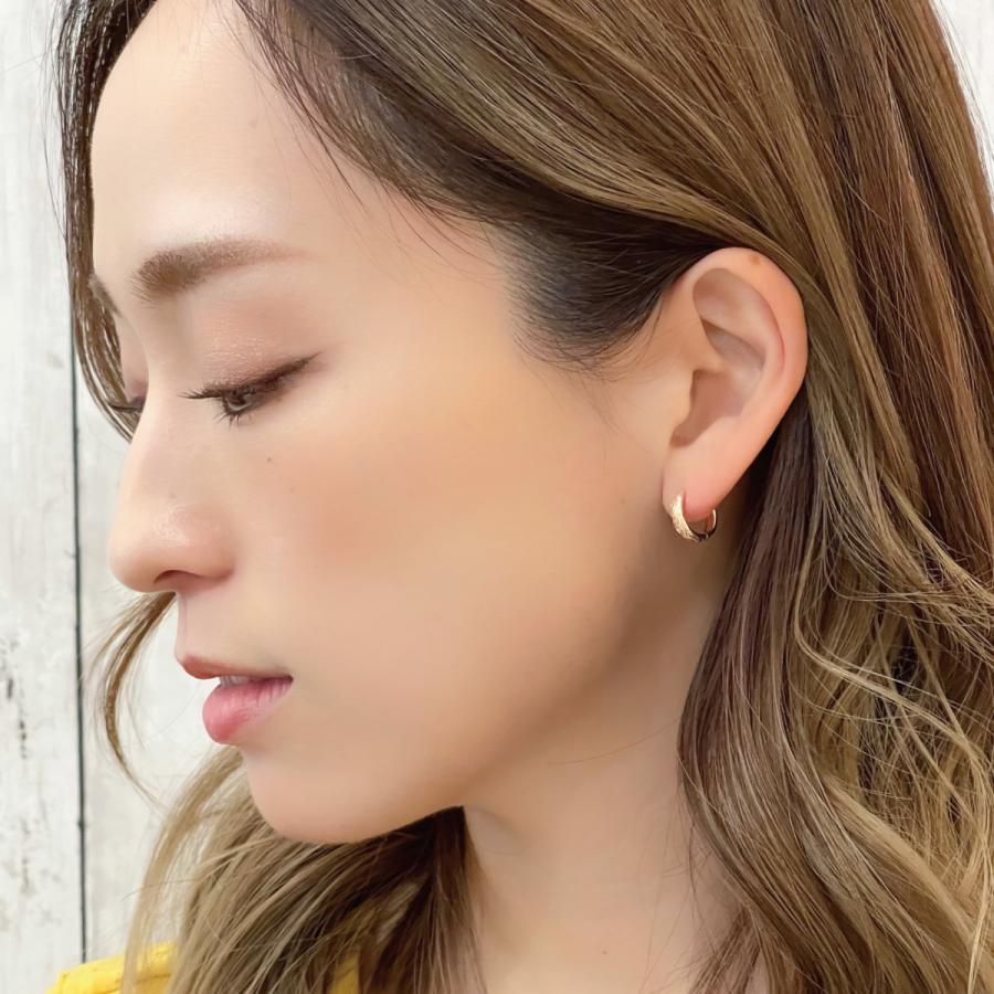 カレイキニフープピアス ハワイアンジュエリー サージカルステンレス製 