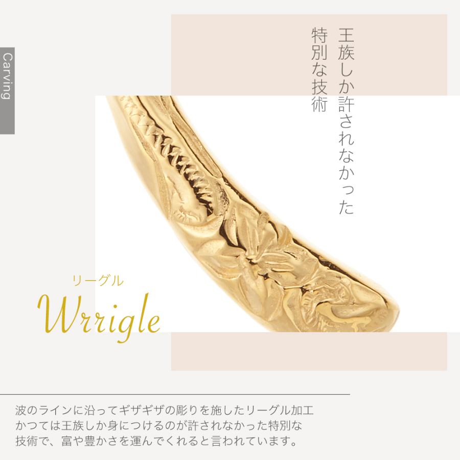 プランプピアス ハワジュ サージカルステンレス フック フープ プルメリア 波 金属アレルギー対応 爆買の画像