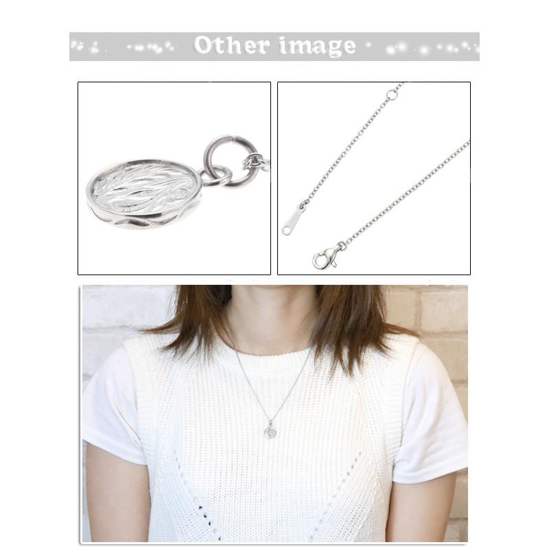 ペンダント ハワイアンジュエリー コイン メンズ レディース ペア 金属アレルギー対応 付けっぱなし サージカルステンレス製