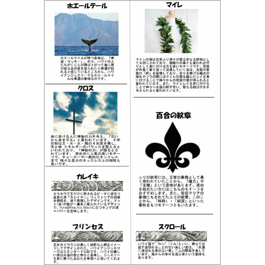 ネックレス ハワイアン ホエールテール 鯨 サージカルステンレス316L製 金属アレルギー対応の画像