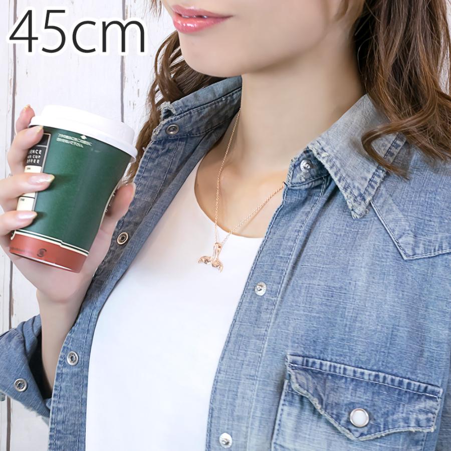 ネックレス ハワイアン ホエールテール 鯨 サージカルステンレス316L製 金属アレルギー対応の画像