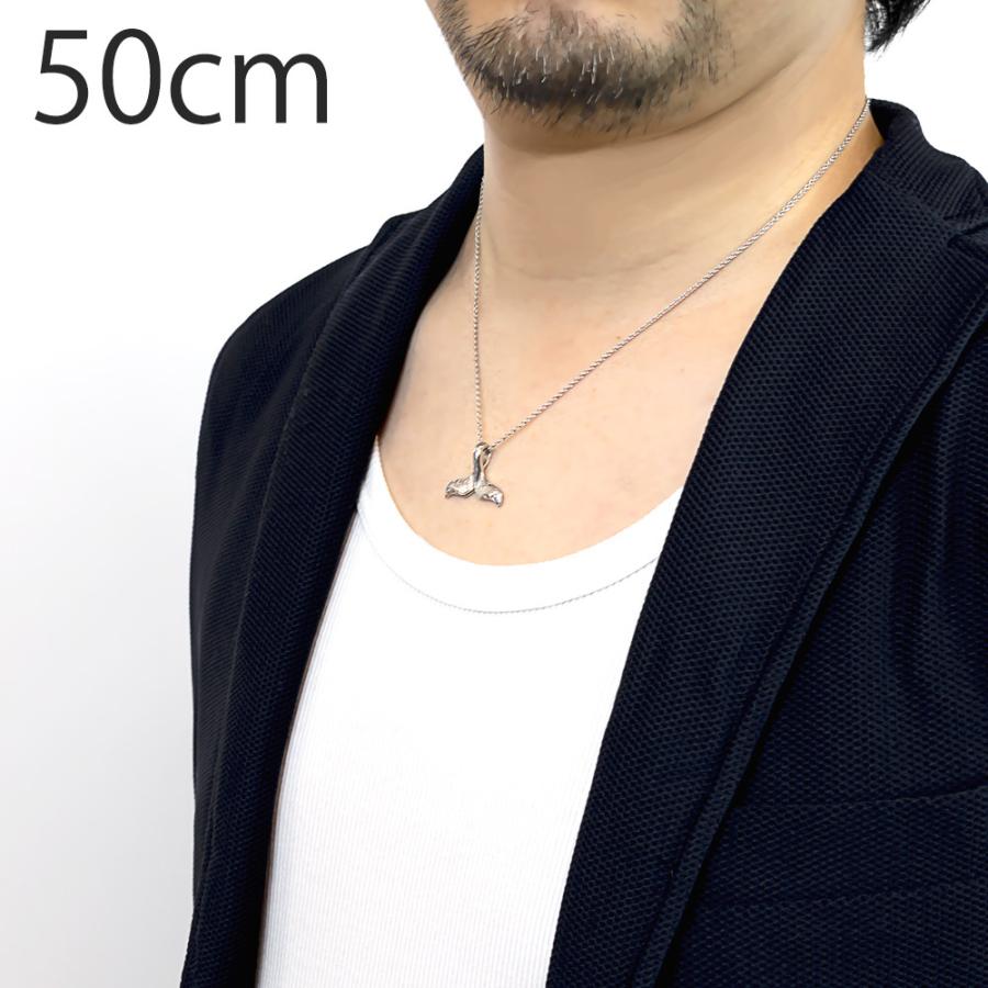 ネックレス ハワイアン ホエールテール 鯨 サージカルステンレス316L製 金属アレルギー対応の画像