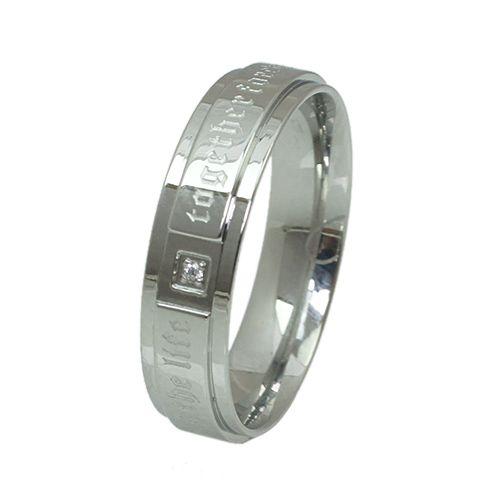 指輪 メンズ リング サージカルステンレス メッセージが刻印されたリング｜piena｜04