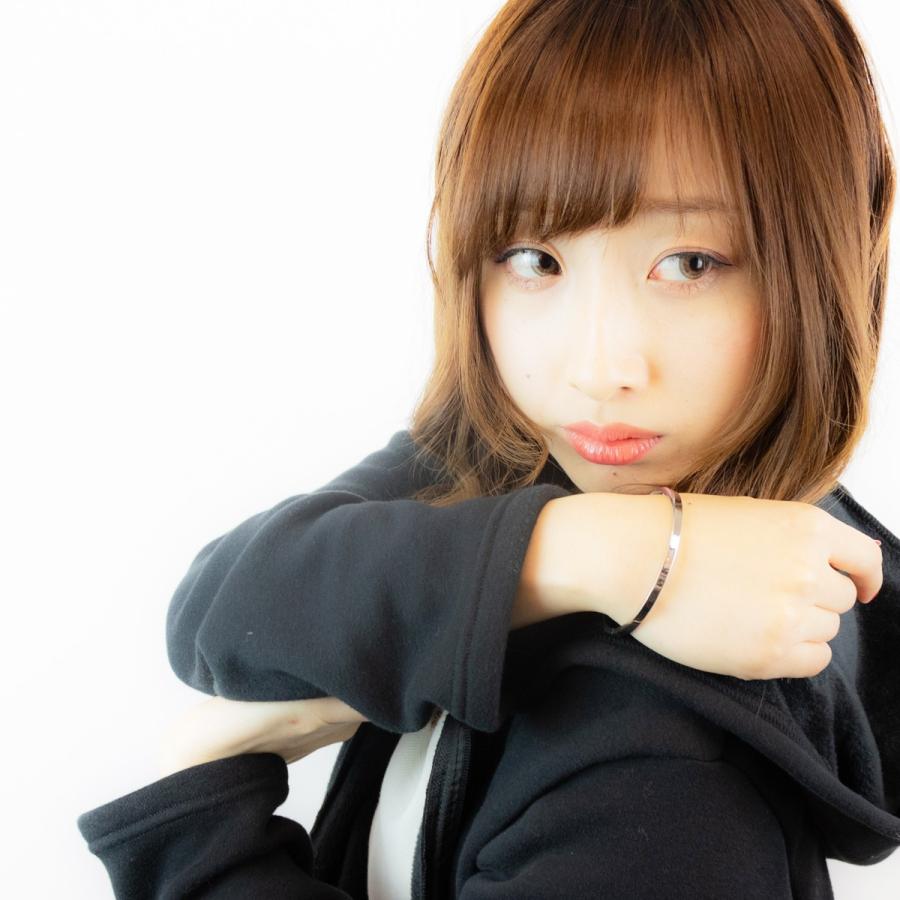 ブレスレット サージカルステンレス つやあり ワンタッチ 金属アレルギー対応 爆買の画像