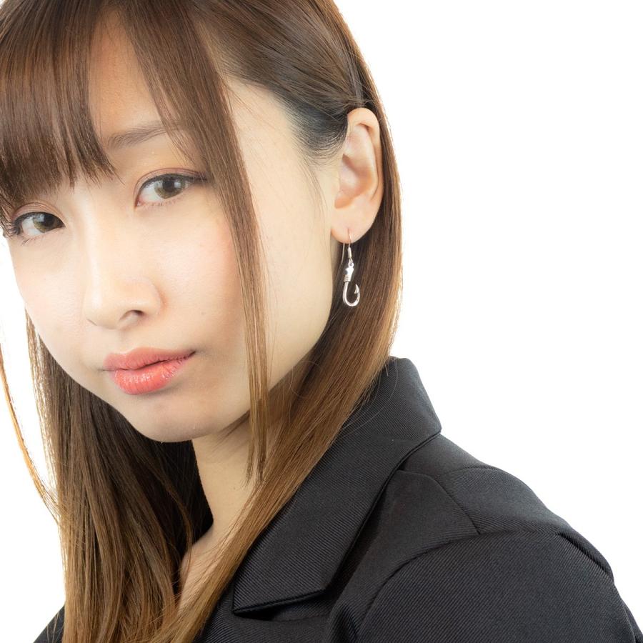 ピアス ハワイアンジュエリー フィッシュフック ジプシー 金属アレルギー対応 ユニセックス 爆買の画像