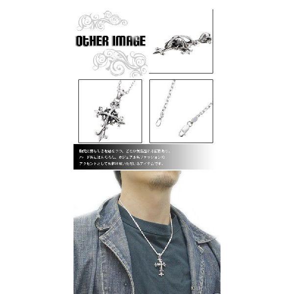 石付きクロスネックレス メンズ ペンダント シルバー925 十字架 石付きクロスネックレス メンズ ペンダント シルバー925 十字架