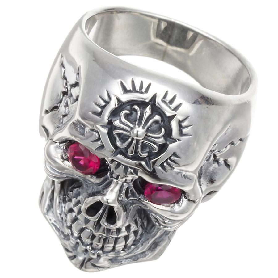 楽天スーパーセール リング メンズ 指輪 シルバー925製 キュービックジルコニア ドクロ スカル 頭蓋骨モチーフ メンズ 送料無料 秋冬 大人気 指輪 リング