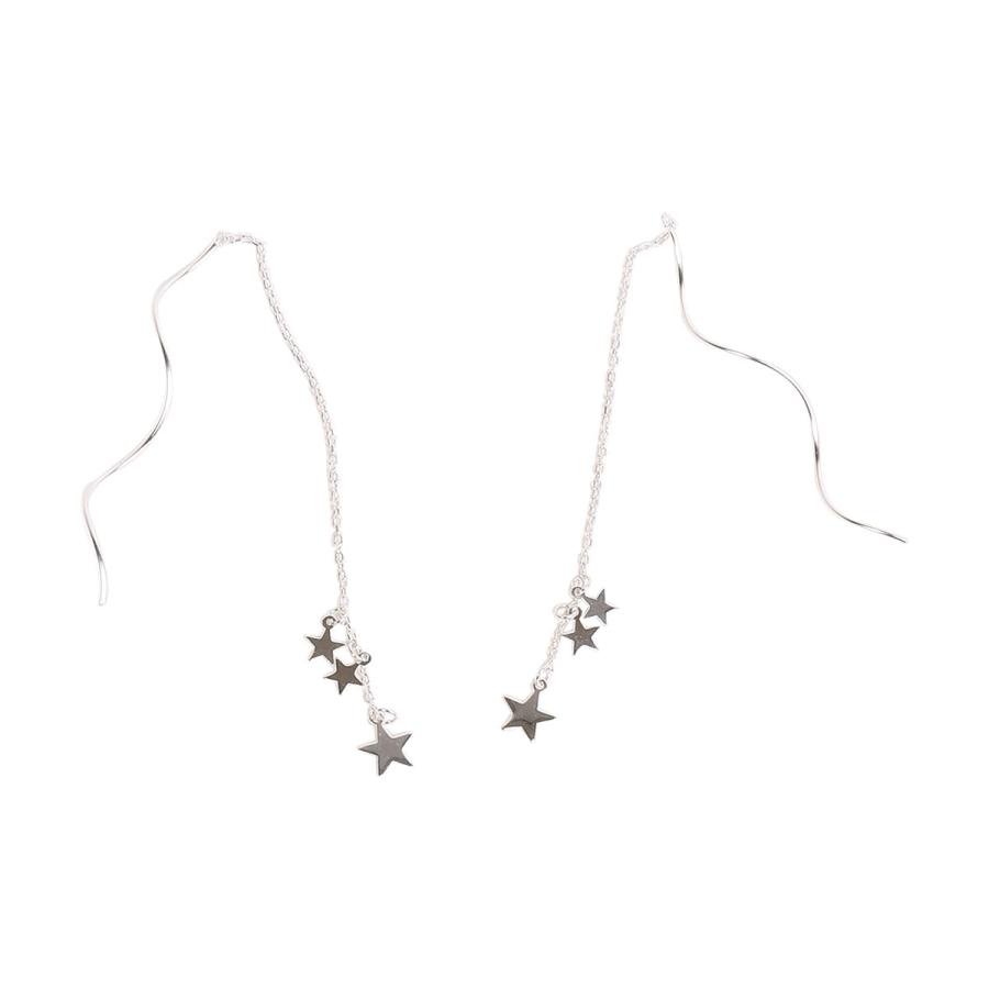 アメリカンピアス シルバー925製 星 スター チェーン ロング ジプシー 