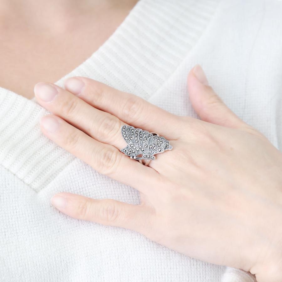   リング 指輪 #351 シルバー925 銀 ヘマタイト 純銀】馬蹄ヘマタイトの輝き シルバーリング ユニセックスデザイン