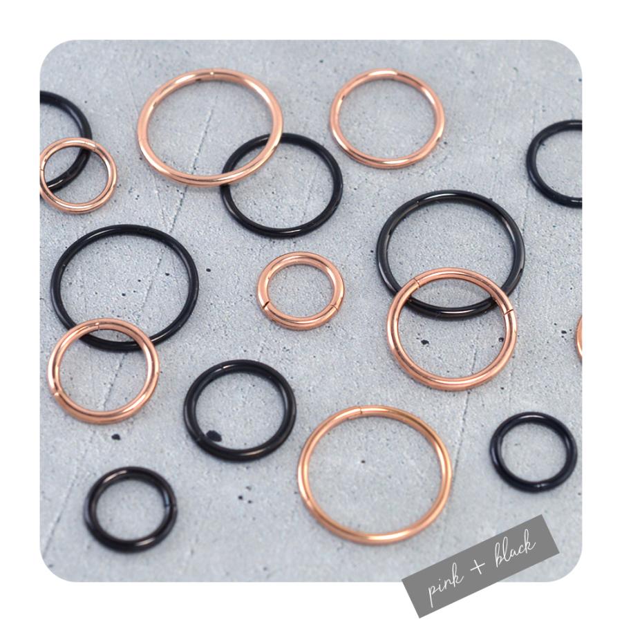 ボディピアス フープ サージカルステンレス 18G 16G 片耳 1個売り