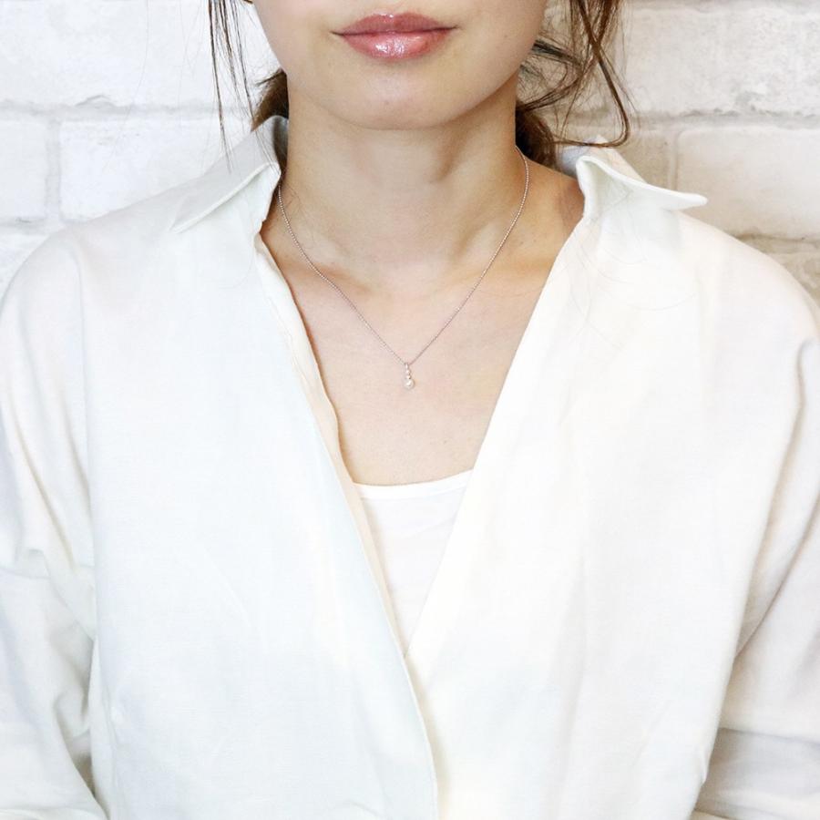 【ほぼ新品】真珠ペンダントネックレス シルバー 000000000179_5mEBbmK.jpg