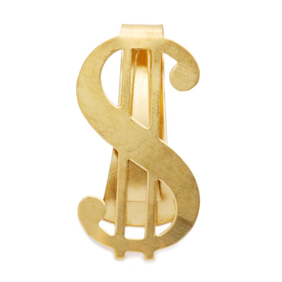 マネークリップ ゴールド ＄ ドルマーク シンプル 艶やか クール かっこいい メンズ money clip｜piena｜04